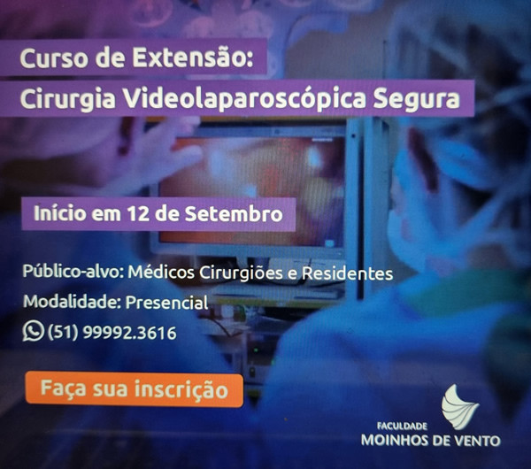 Lançamento Curso de Extensão em Cirurgia Videolaparoscópica Segura